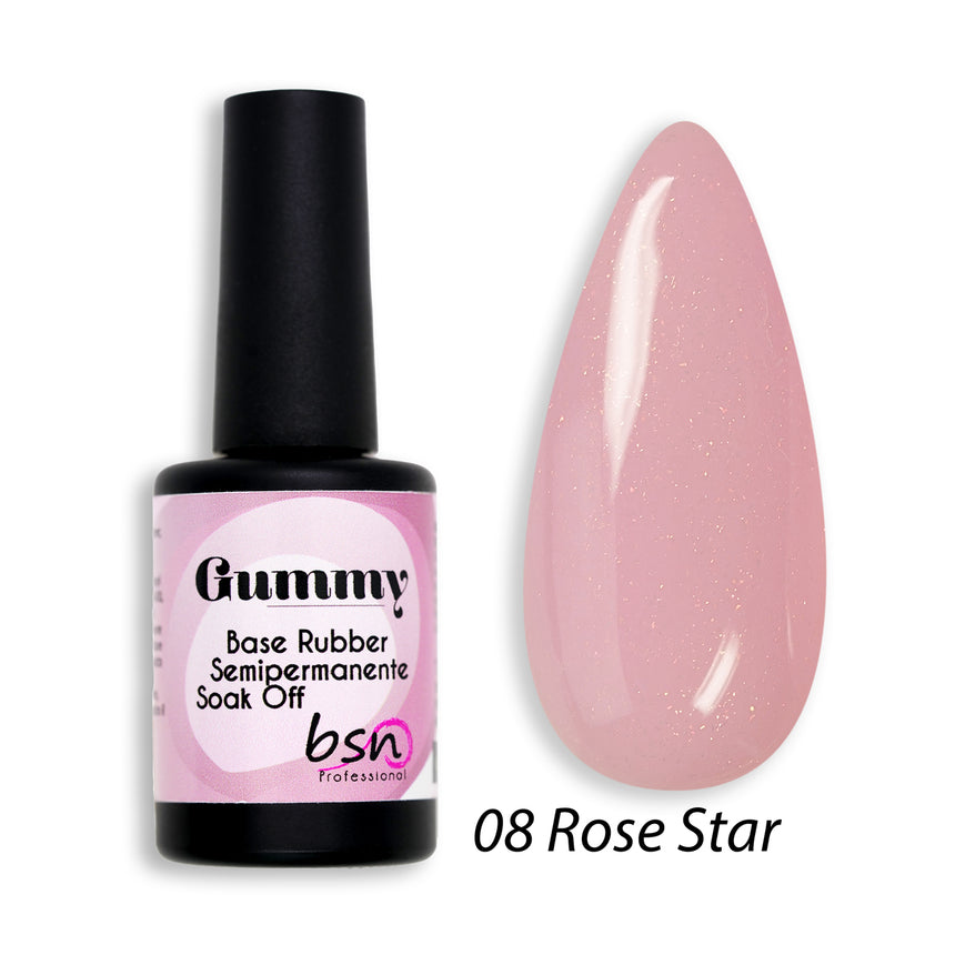 08 GUMMY RUBBER BASE - Rose Star