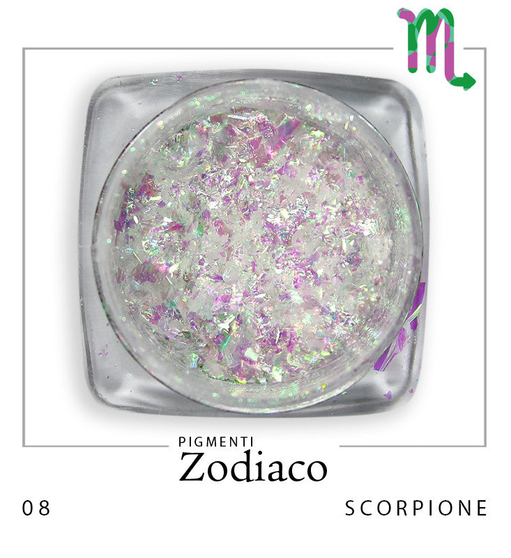 Scorpione - Polveri Zodiaco, pigmento in scaglie - 008