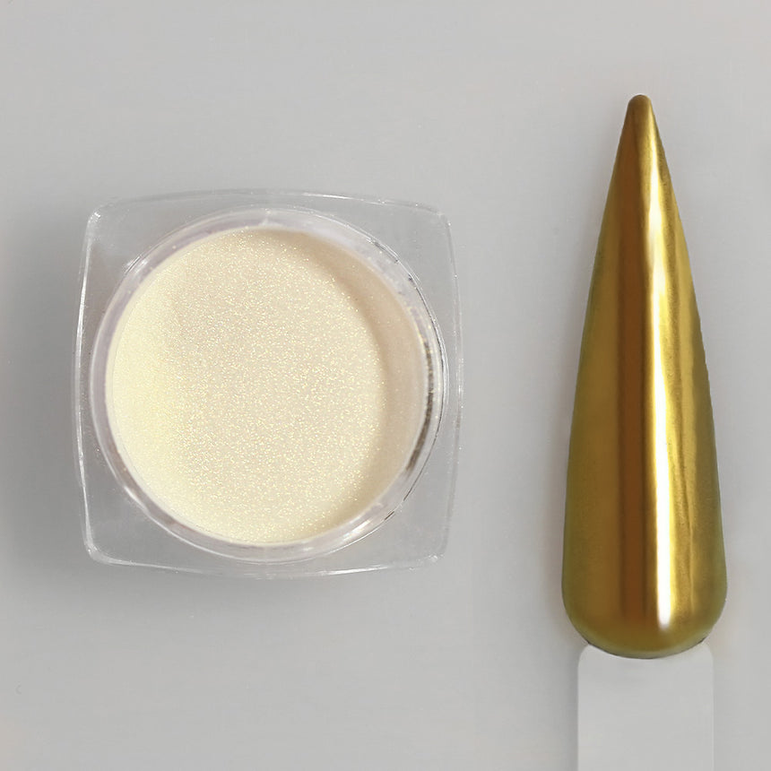09 - Light gold  -  Pigmento effetto specchio in polvere ultra sottile