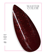 101- Sparkly Red- Master Color - Gel color UV LED - 5ml