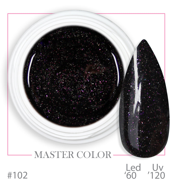 102 - Black Pink - Master Color - Gel color UV LED - 5ml