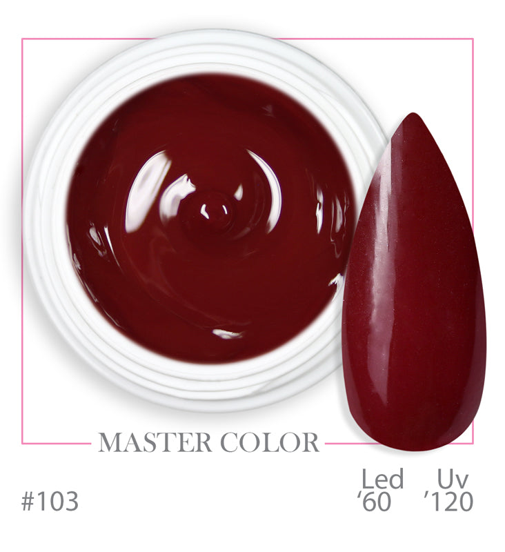 103 - Red Pear - Master Color - Gel color UV LED - 5ml