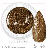 104 - Gold Explosion - Master Color - Gel color UV LED - 5ml