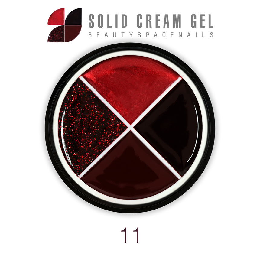 11 - Solid Cream Gel Palette 4 Colori