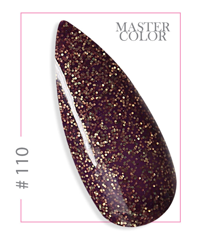 110 - Marsala & Gold - Master Color - Gel color UV LED - 5ml