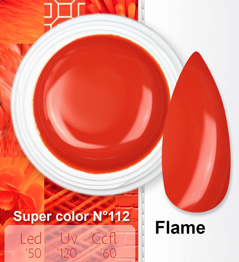 112 Flame - Super Color - Coprente UV - LED da 5ml