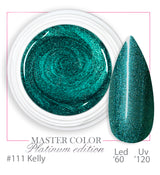 112 - Kelly - Master Color - "PLATINUM" Gel color UV LED - 5ml