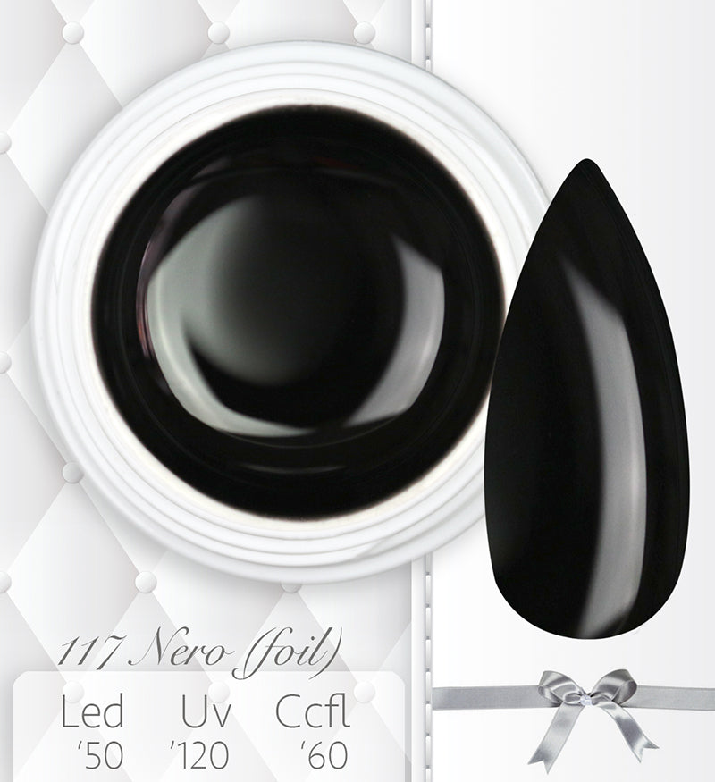 117 - Nero - Super Color - Coprente UV - LED da 5ml