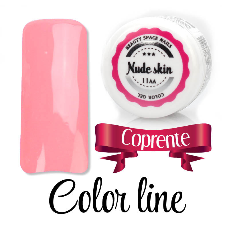 11AA - Nude skin - Coprente - Gel UV Colorato - Color line - 5ml