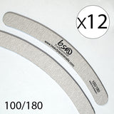 12 Lime CURVE ZEBRATE - 100/180 con logo x12 pcs