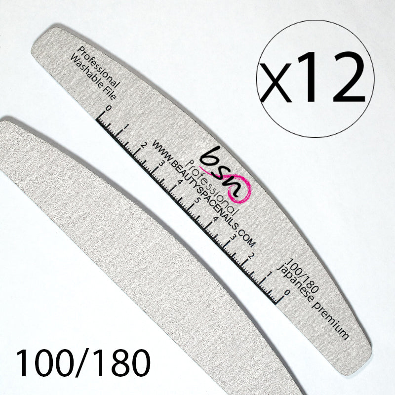12 Lime MEZZALUNA ZEBRATA - 100/180 con righello e logo