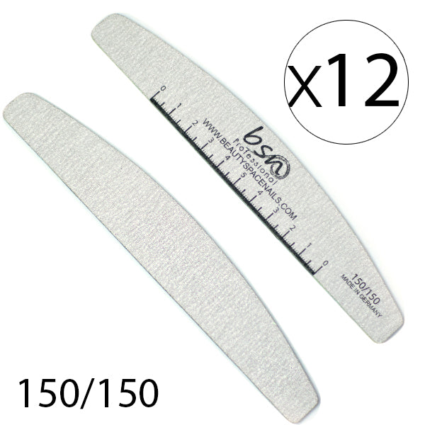 12 Lime MEZZALUNA ZEBRATA - 100/180 con righello e logo - LIMMZ-100/180-N –  Beauty Space Nails