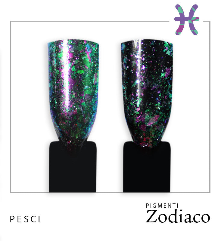 Pesci - Polveri Zodiaco, pigmento in scaglie - 012