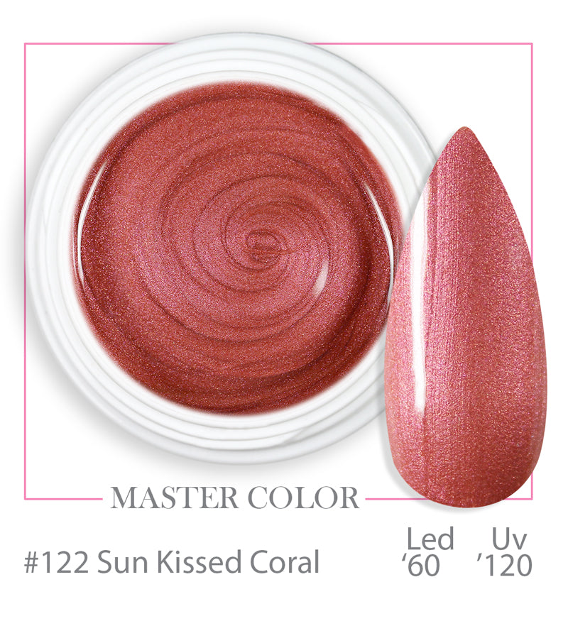 122 - Sun Kissed Coral - Master Color - Gel color UV LED - 5ml