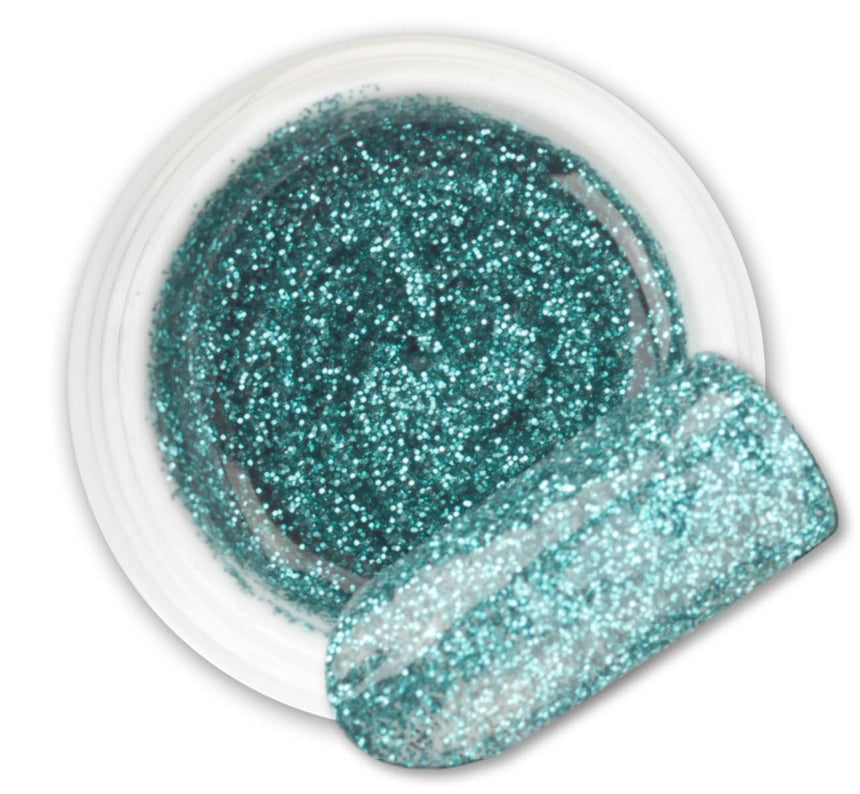 128 - Emerald Sea - Gel UV Colorato - BSN Professional Glitter