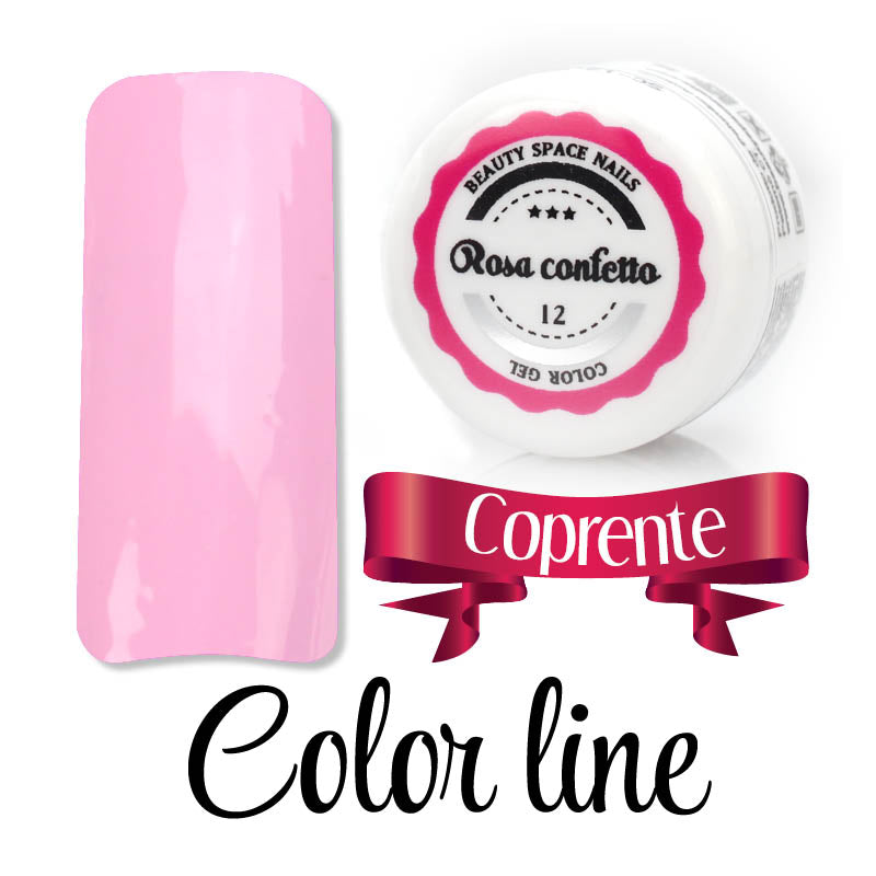 12 - Rosa confetto - Coprente - Gel UV Colorato - Color line - 5ml