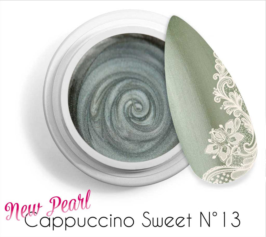 13 - Cappuccino Sweet - New Pearl Gel UV Colorato Perlato 5ml