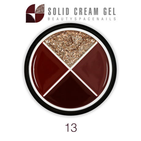13 - Solid Cream Gel Palette 4 Colori