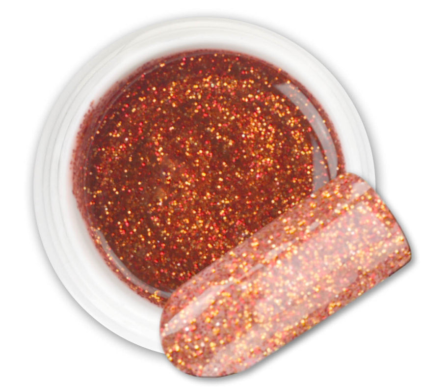132 - Boreal Red - Gel UV Colorato - BSN Professional Glitter