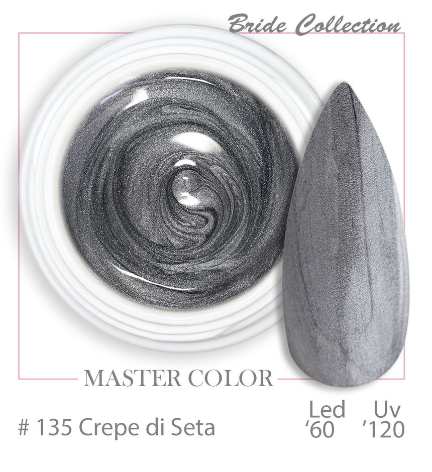 135 - Crepe di Seta - Master Color " Bride Collection" - Gel color UV LED - 5ml