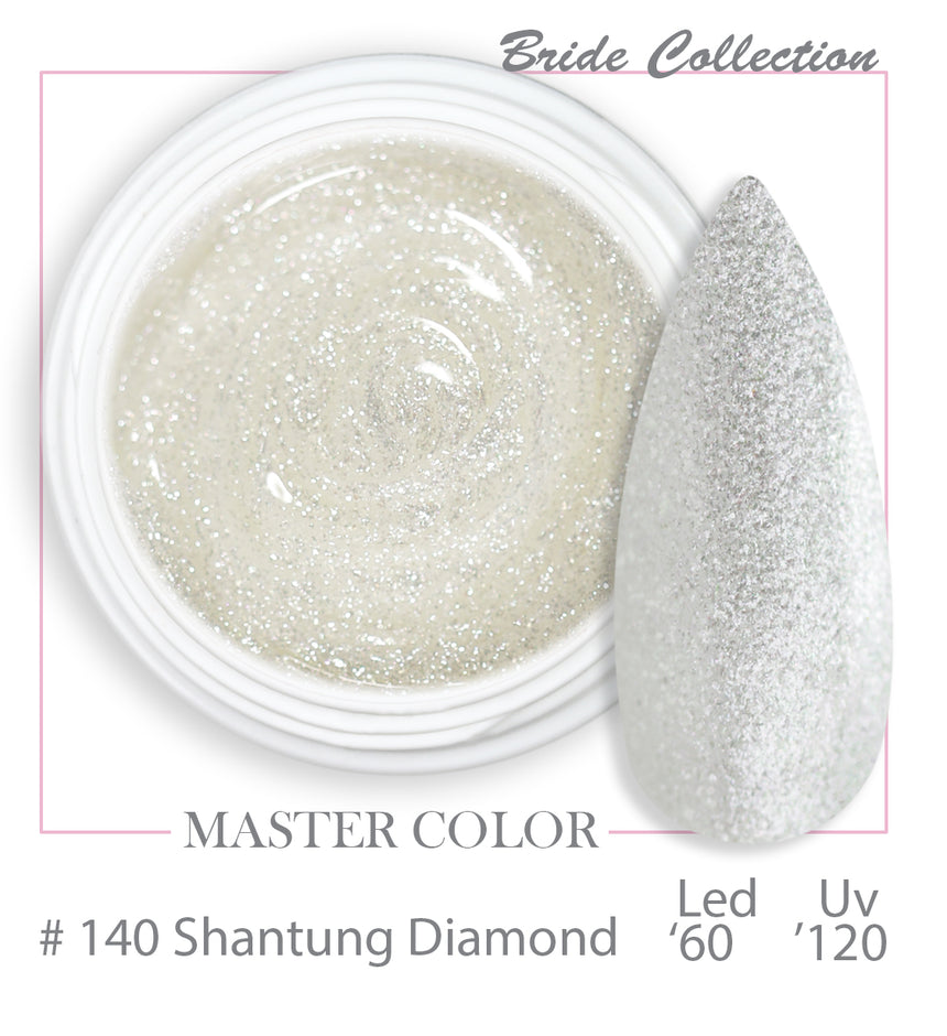 140 - Shantung Diamond - Master Color " Bride Collection" - Gel color UV LED - 5ml