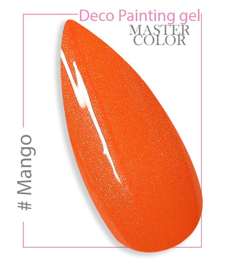 143 - Mango - Master Color "Deco Painting Gel " - Linea Professionale di Gel Colorati - 5ml