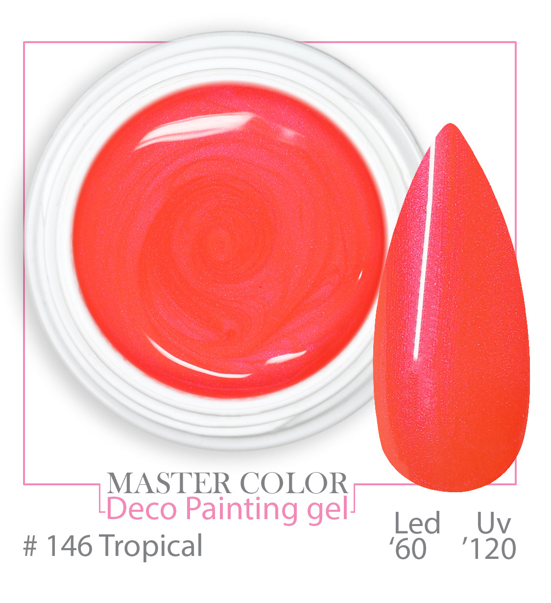 146 - Tropical - Master Color "Deco Painting Gel " - Linea Professionale di Gel Colorati - 5ml