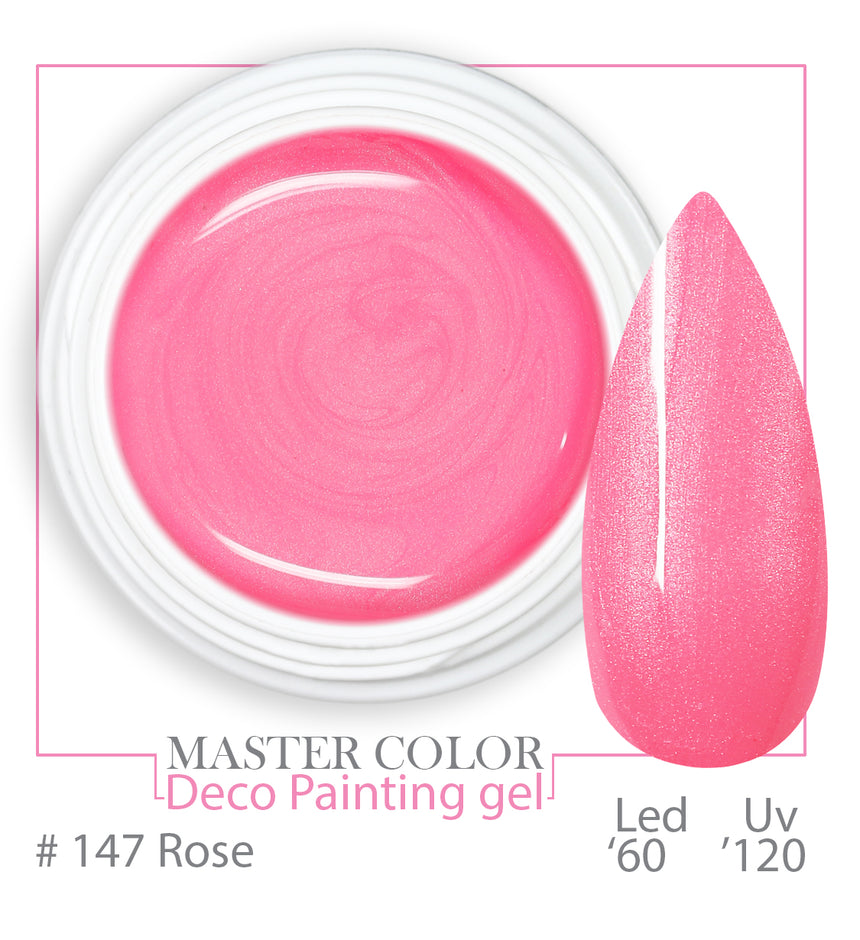 147 - Rose - Master Color "Deco Painting Gel " - Linea Professionale di Gel Colorati - 5ml