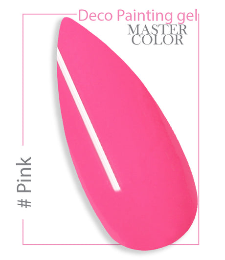 148 - Pink - Master Color "Deco Painting Gel " - Linea Professionale di Gel Colorati - 5ml