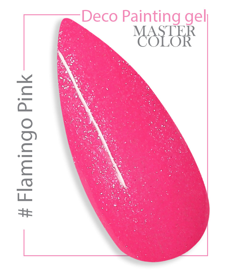149 - Flamingo Pink - Master Color "Deco Painting Gel " - Linea Professionale di Gel Colorati - 5ml