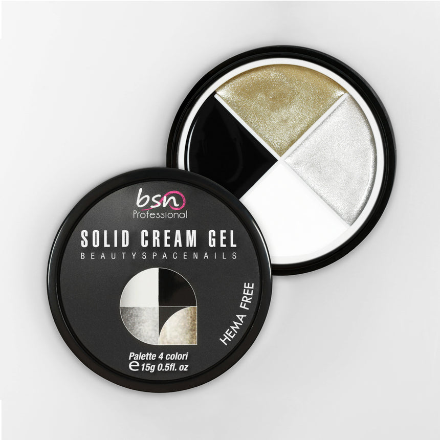 15 - Solid Cream Gel Palette 4 Colori