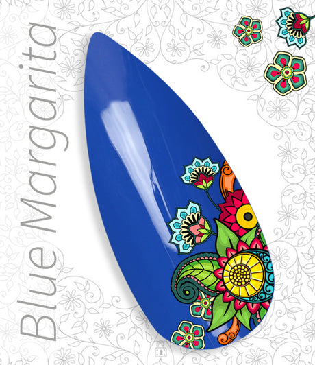 015 - Blue Margarita - Super Color - Coprente UV - LED da 5ml