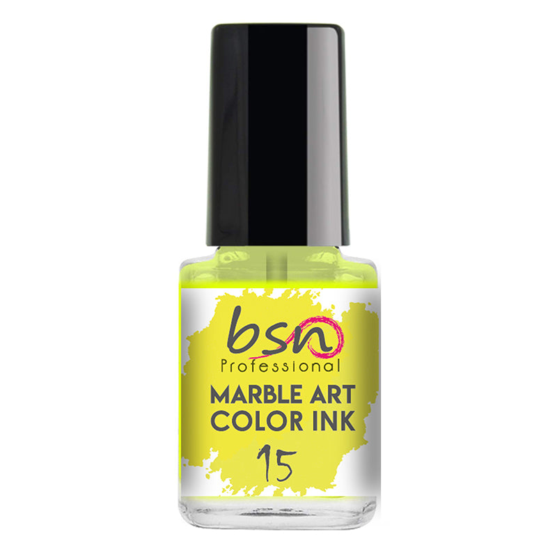15 NEON YELLOW - Water Marble color Ink - 12ml