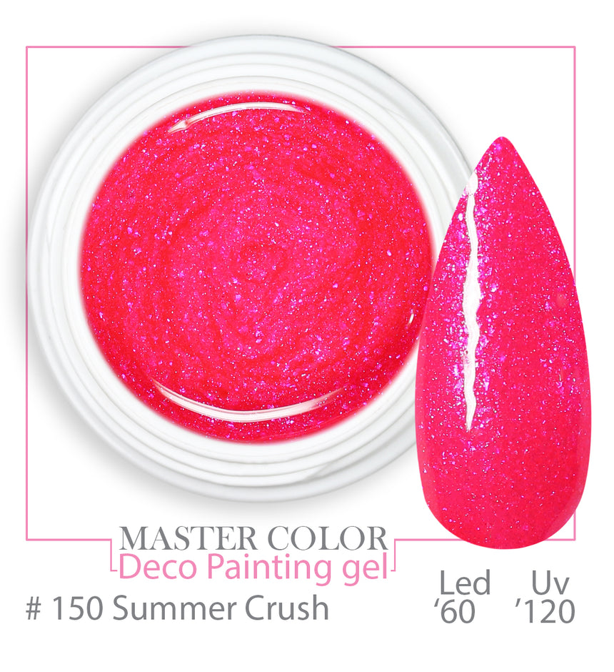 150 - Summer Crush - Master Color "Deco Painting Gel " - Linea Professionale di Gel Colorati - 5ml