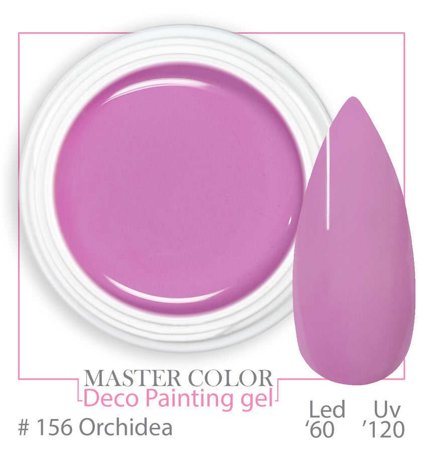 156 - Orchidea - Master Color "Deco Painting Gel " - Linea Professionale di Gel Colorati - 5ml