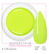 158 - Guava - Master Color "Deco Painting Gel " - Linea Professionale di Gel Colorati - 5ml