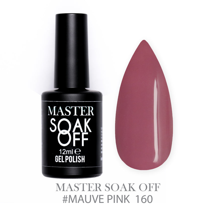 160 - Mauve Pink - Master Color Soak Off 12 ml