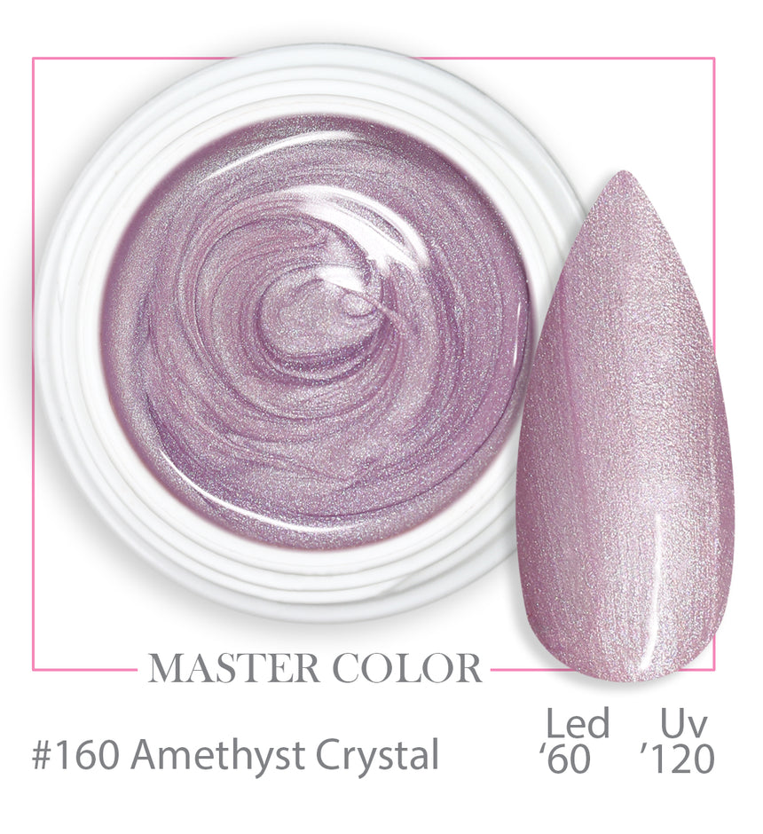 160 - Amethyst Crystal - Master Color - Gel color UV LED - 5ml