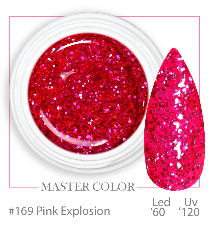 169 - Pink Explosion - Master Color - Gel color UV LED - 5ml