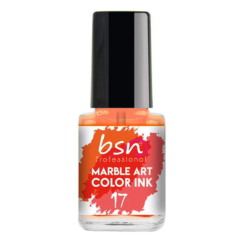 17 NEON ORANGE - Water Marble color Ink - 12ml
