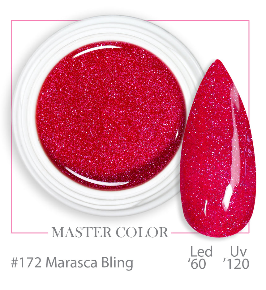 172 - Marasca Bling - Master Color - Gel color UV LED - 5ml