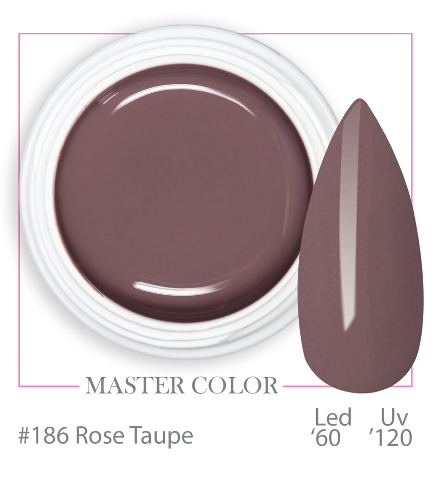 186 - Rose Taupe - Master Color - Gel color UV LED - 5ml