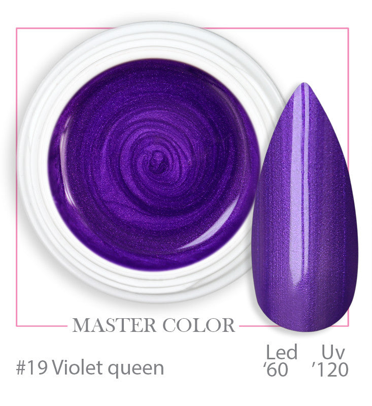 019 - Violet queen - Master Color - Gel color UV LED - 5ml