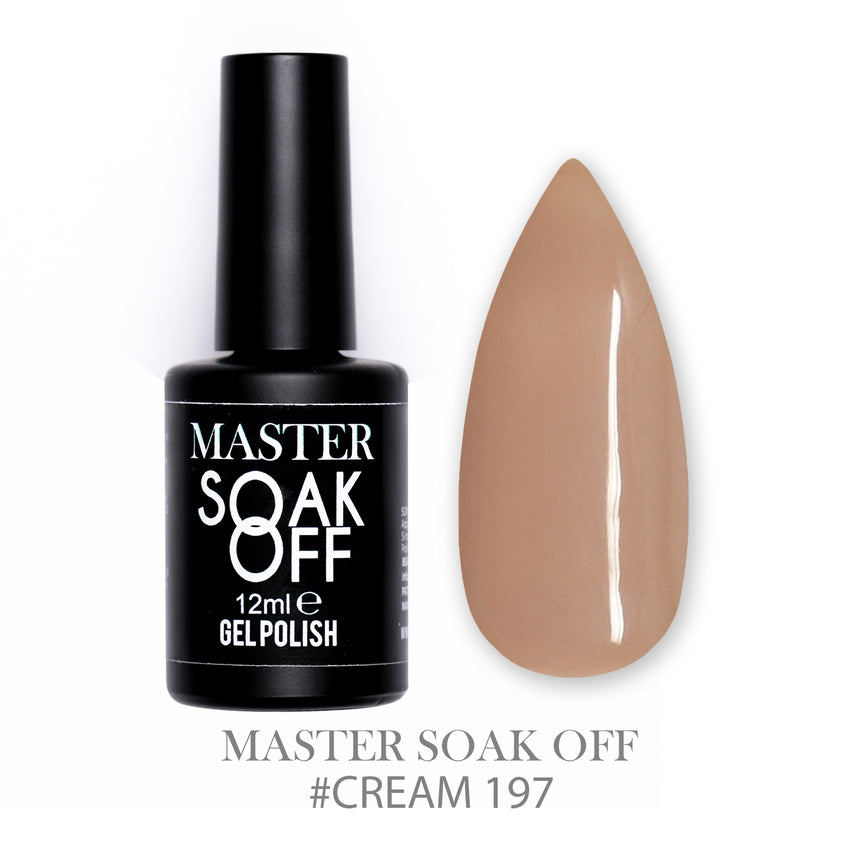 197 - Cream - Master Color Soak Off 12 ml