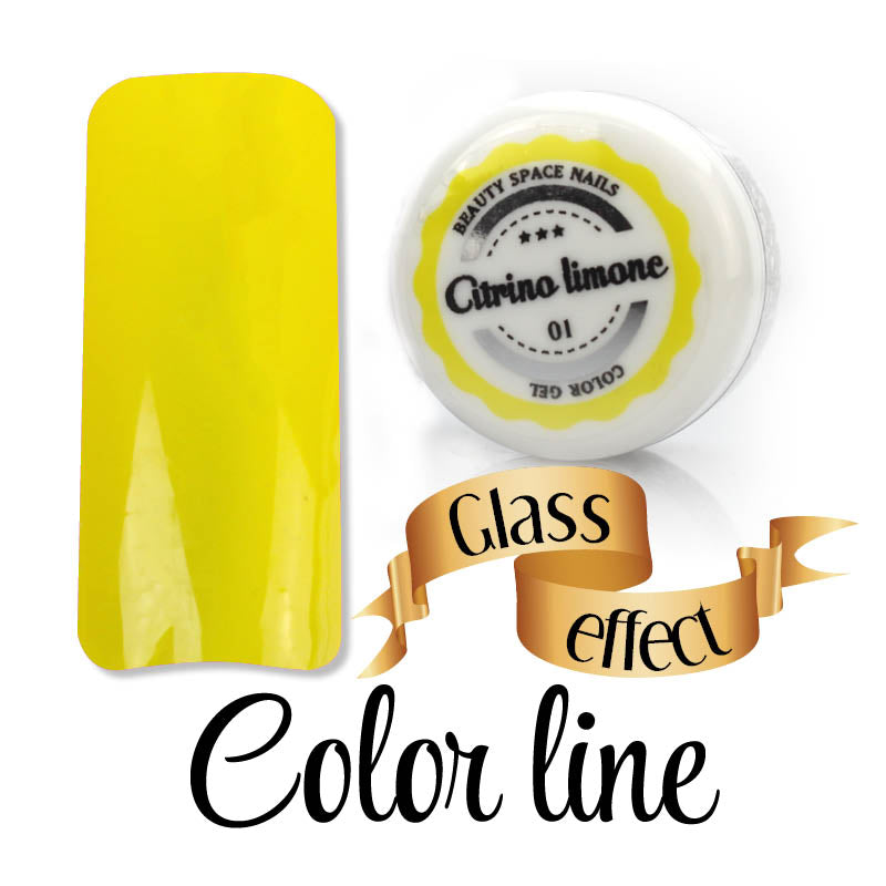 01 - Citrino limone - Glass Effect - Gel UV Colorato - Color line - 5ml