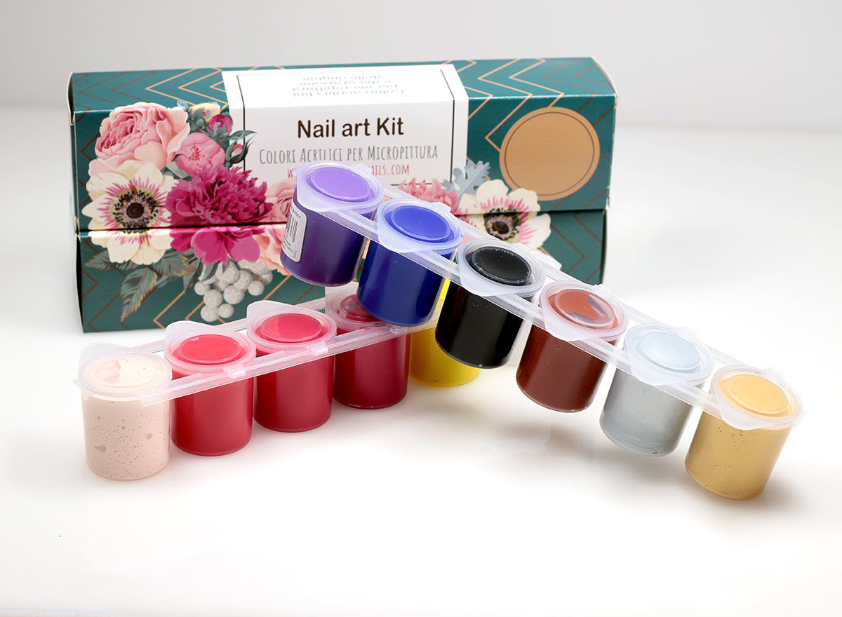 12 Colori Acrilici per Nail Art – Beauty Space Nails