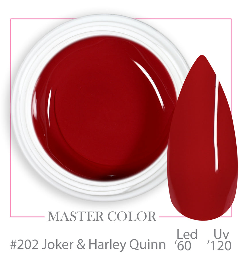 202 - Joker & Harley Quinn- Master Color - Gel color UV LED - 5ml