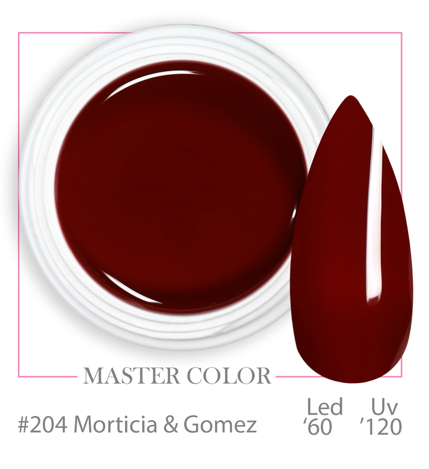 204 - Morticia & Gomez - Master Color - Gel color UV LED - 5ml