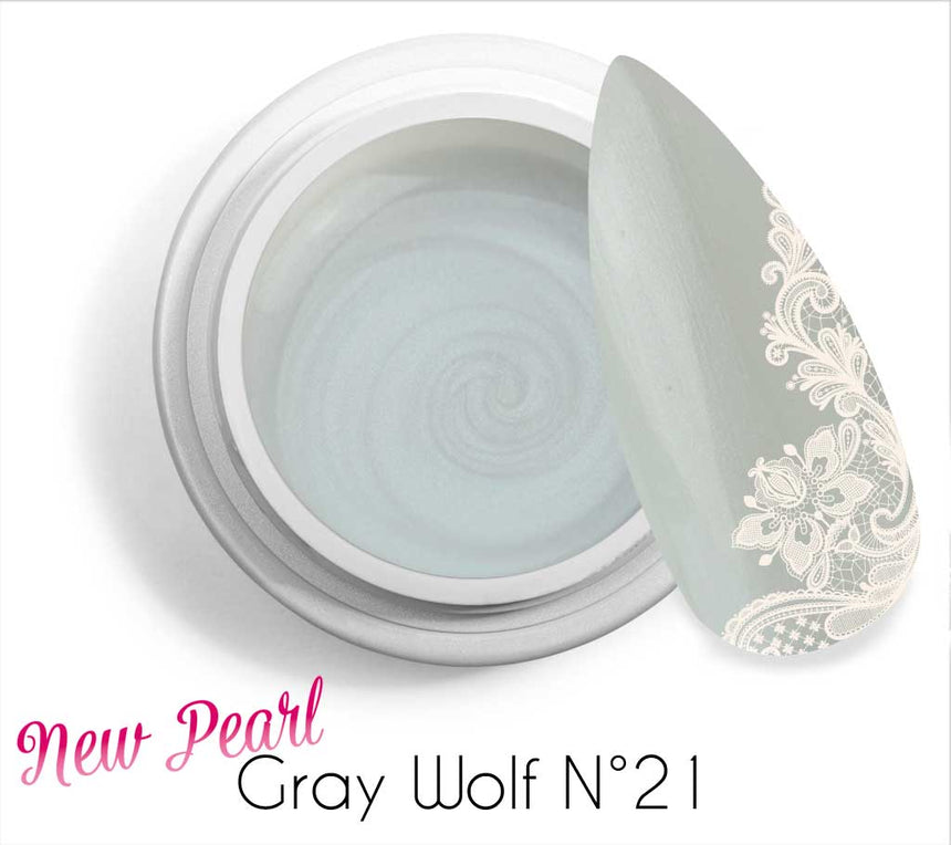 21 - Gray Wolf - New Pearl Gel UV Colorato Perlato 5ml