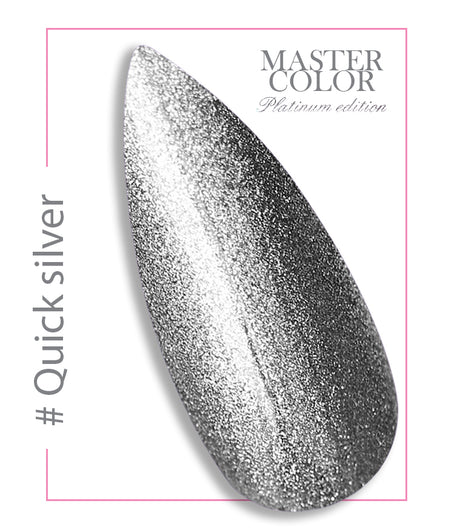 021 - Quick silver - Master Color "PLATINUM" Gel color UV LED - 5ml